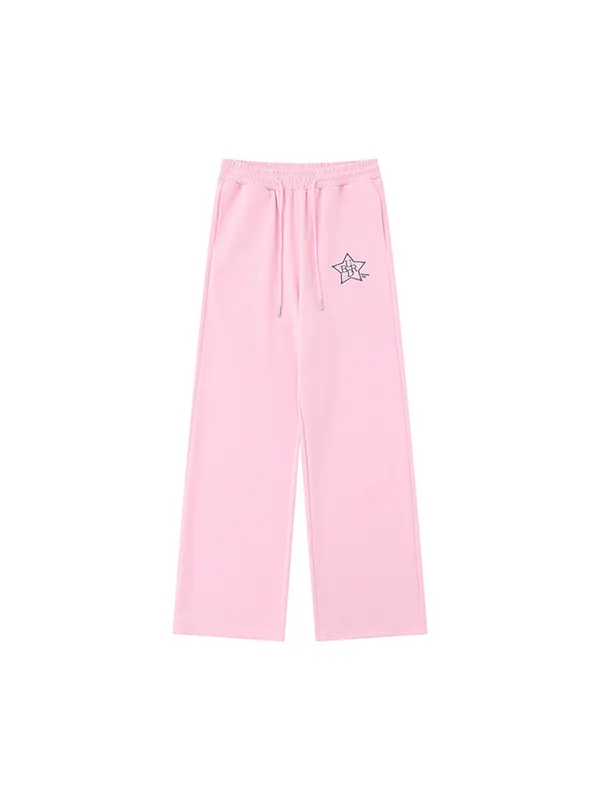 Pantalones deportivos con estampado de estrellas