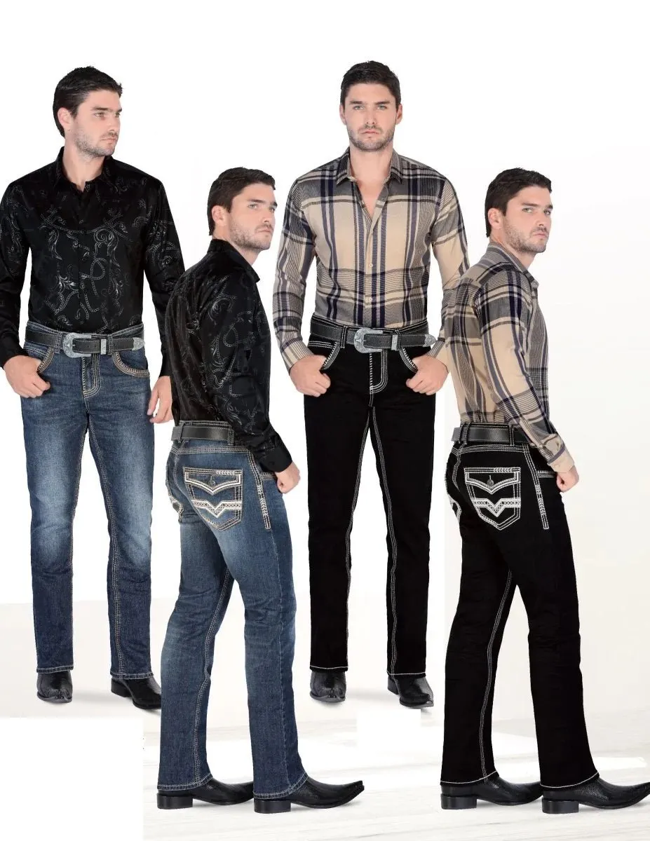PANTALóN VAQUERO DE MEZCLILLA LAMASINI JEANS LAM1851