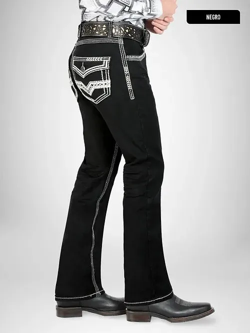 PANTALóN VAQUERO DE MEZCLILLA LAMASINI JEANS LAM1851