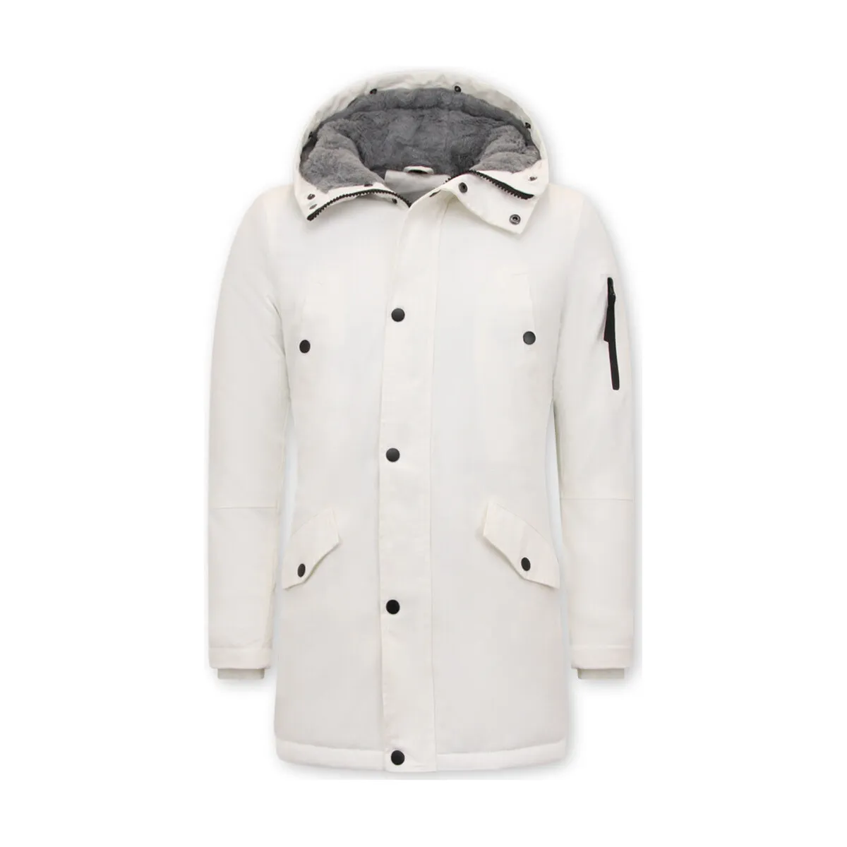Parka Blanca De Invierno Para