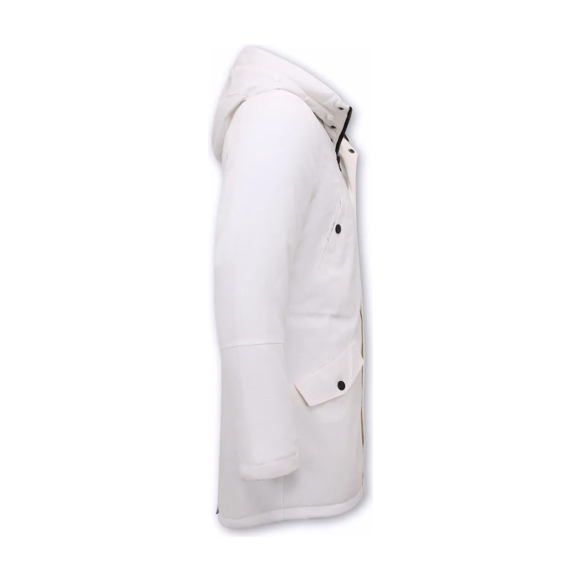 Parka Blanca De Invierno Para