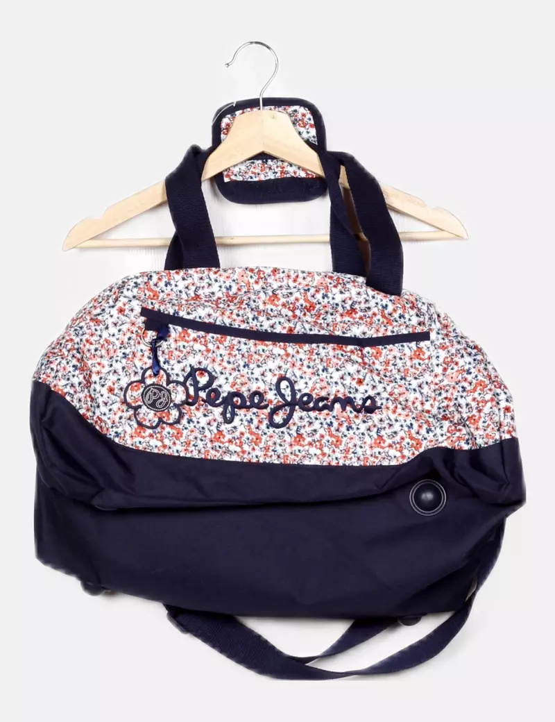 Pepe Jeans Bolso de viaje multicolor estampado