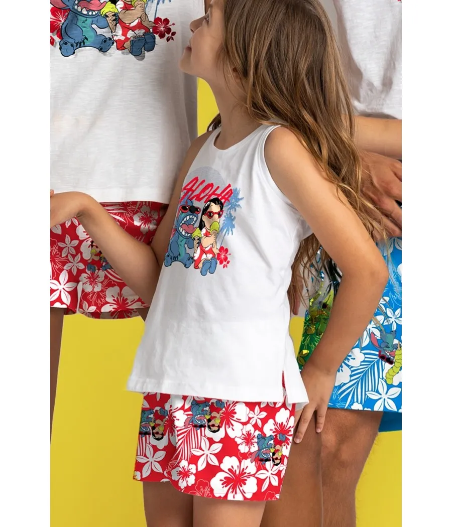 Pijama verano niña Disney 28 Lilo familiar
