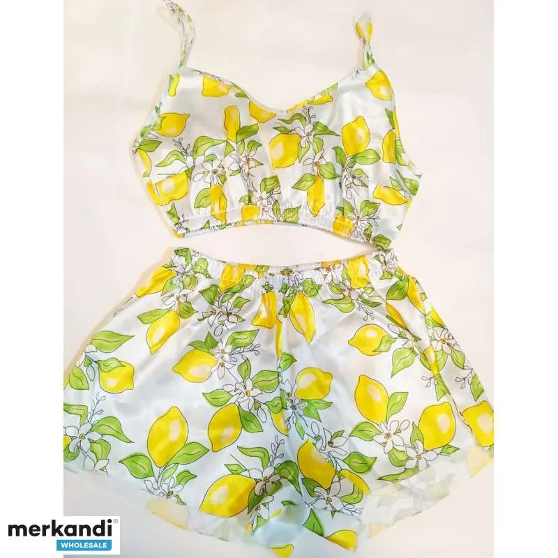 PIJAMAS DE VERANO DE MUJER: LOTE SURTIDO  LOTES DE ROPA DE MUJER