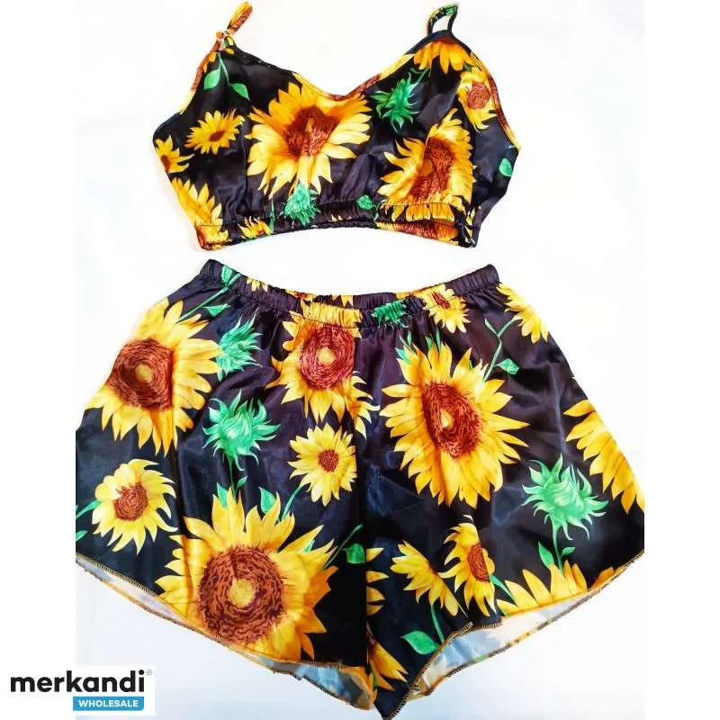 PIJAMAS DE VERANO DE MUJER: LOTE SURTIDO  LOTES DE ROPA DE MUJER