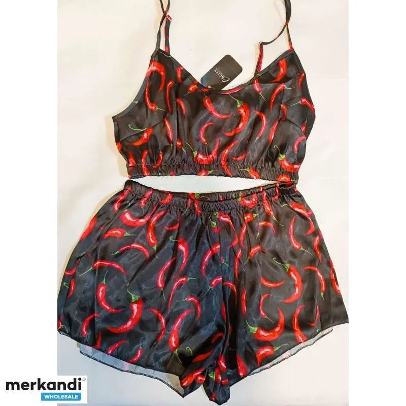 PIJAMAS DE VERANO DE MUJER: LOTE SURTIDO  LOTES DE ROPA DE MUJER