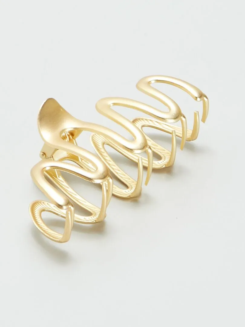 PINZA DE PúAS EN ZIGZAG  AMARILLO