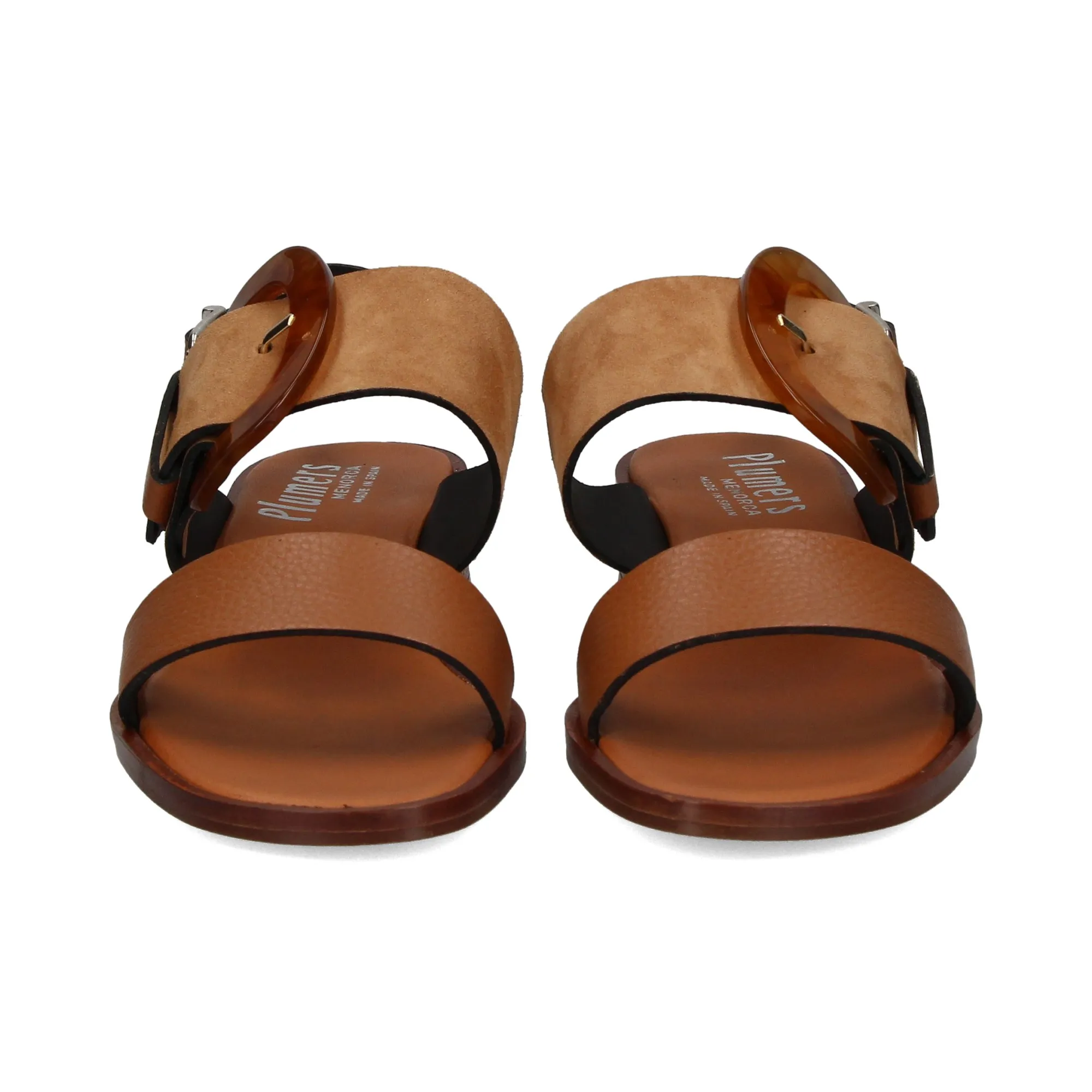 PLUMERS Sandalias planas de Mujer CUERO