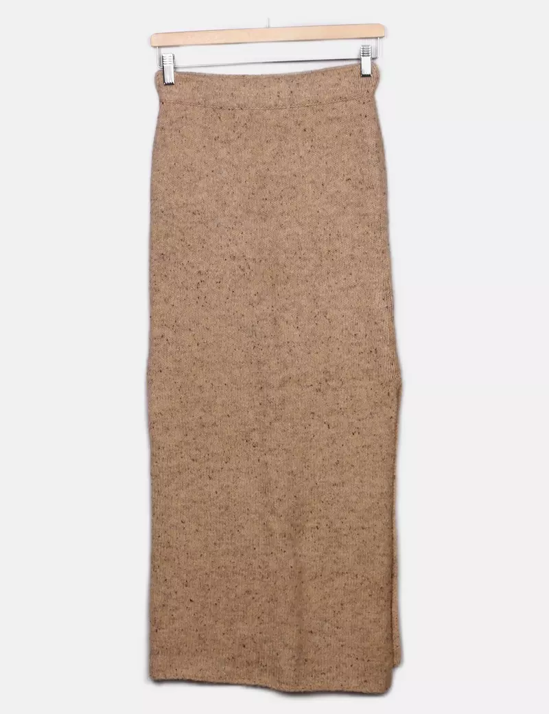Pull&Bear Falda formal de punto