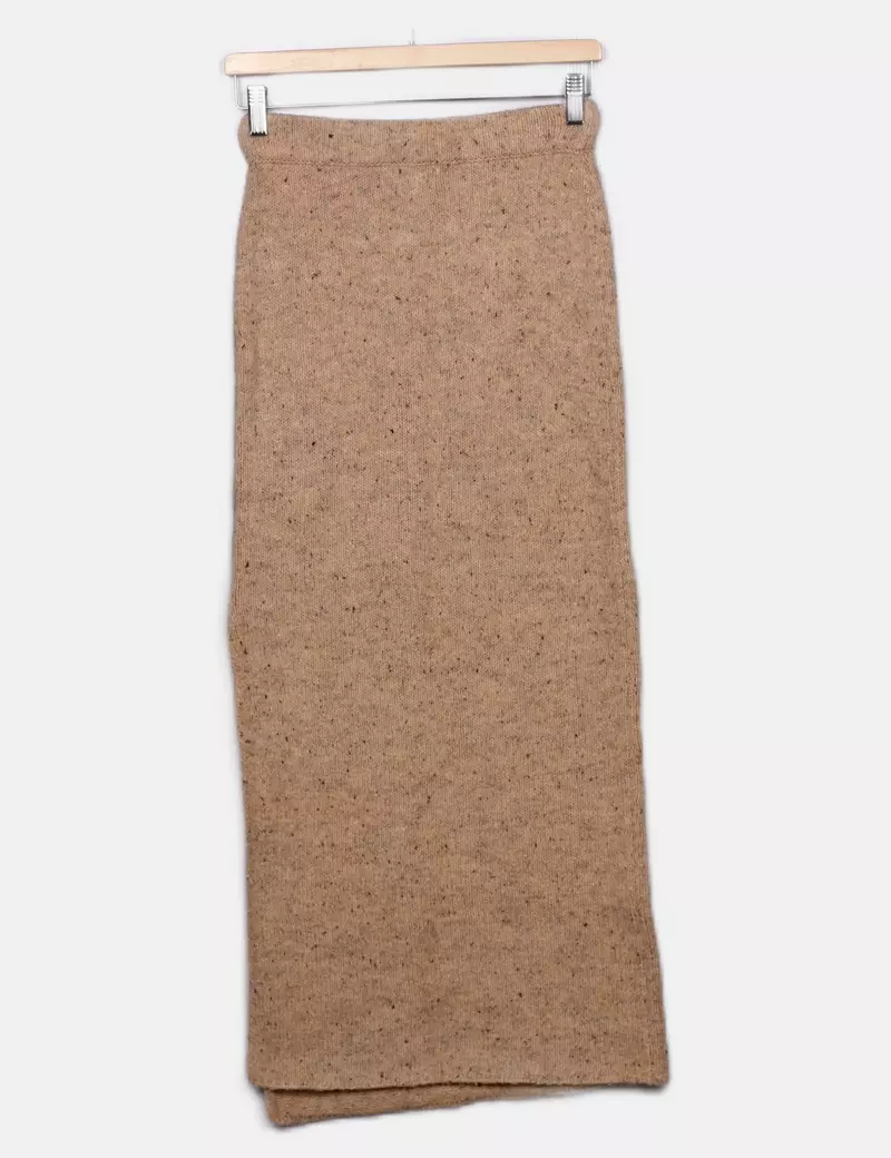 Pull&Bear Falda formal de punto