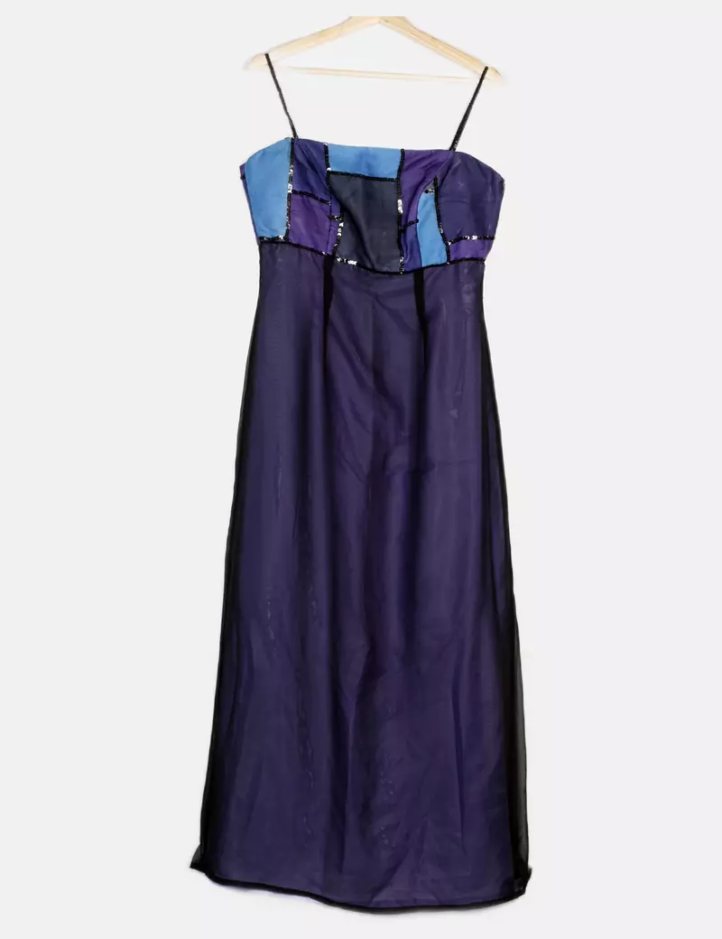 R. Rueda Vestido formal lentejuelas