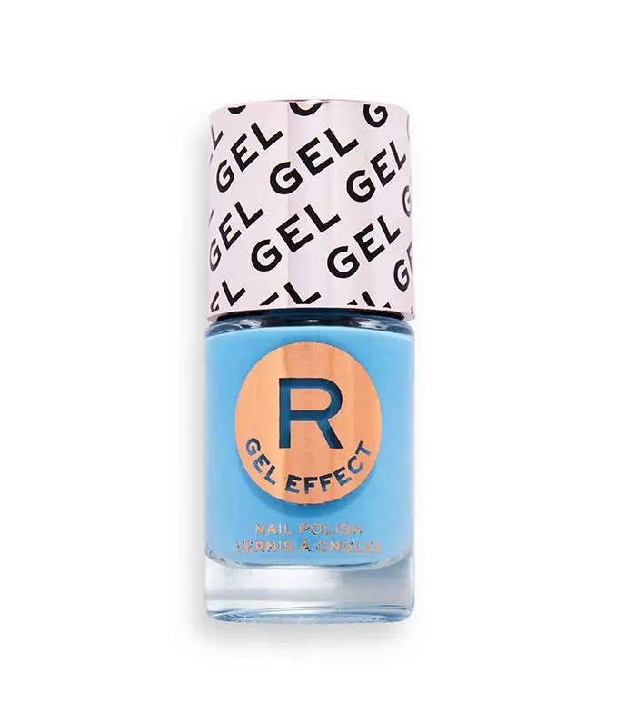 REVOLUTION  ESMALTE DE UAS ULTIMATE SHINE GEL   I'M CHILLED SOFT BLUE