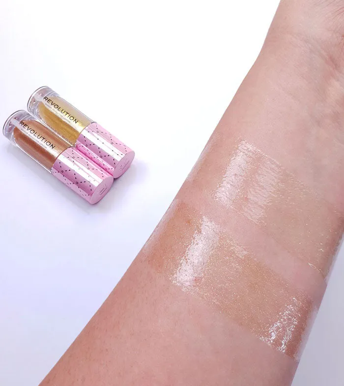 REVOLUTION  *SOFT GLAMOUR*  BRILLO DE LABIOS SHIMMER BOMB  LIGHT CATCHER
