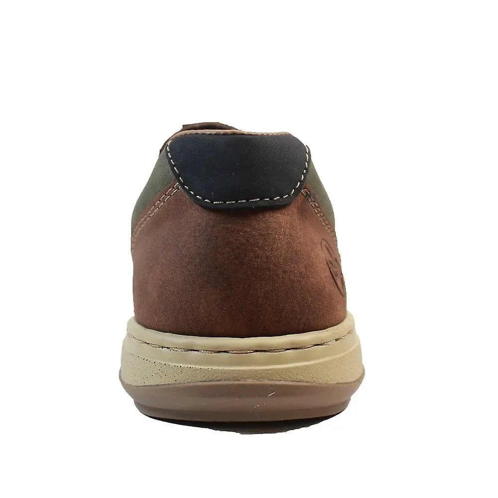 RIEKER 1737125 | CUERO MARRóN | ZAPATOS SLIP ON PARA HOMBRE