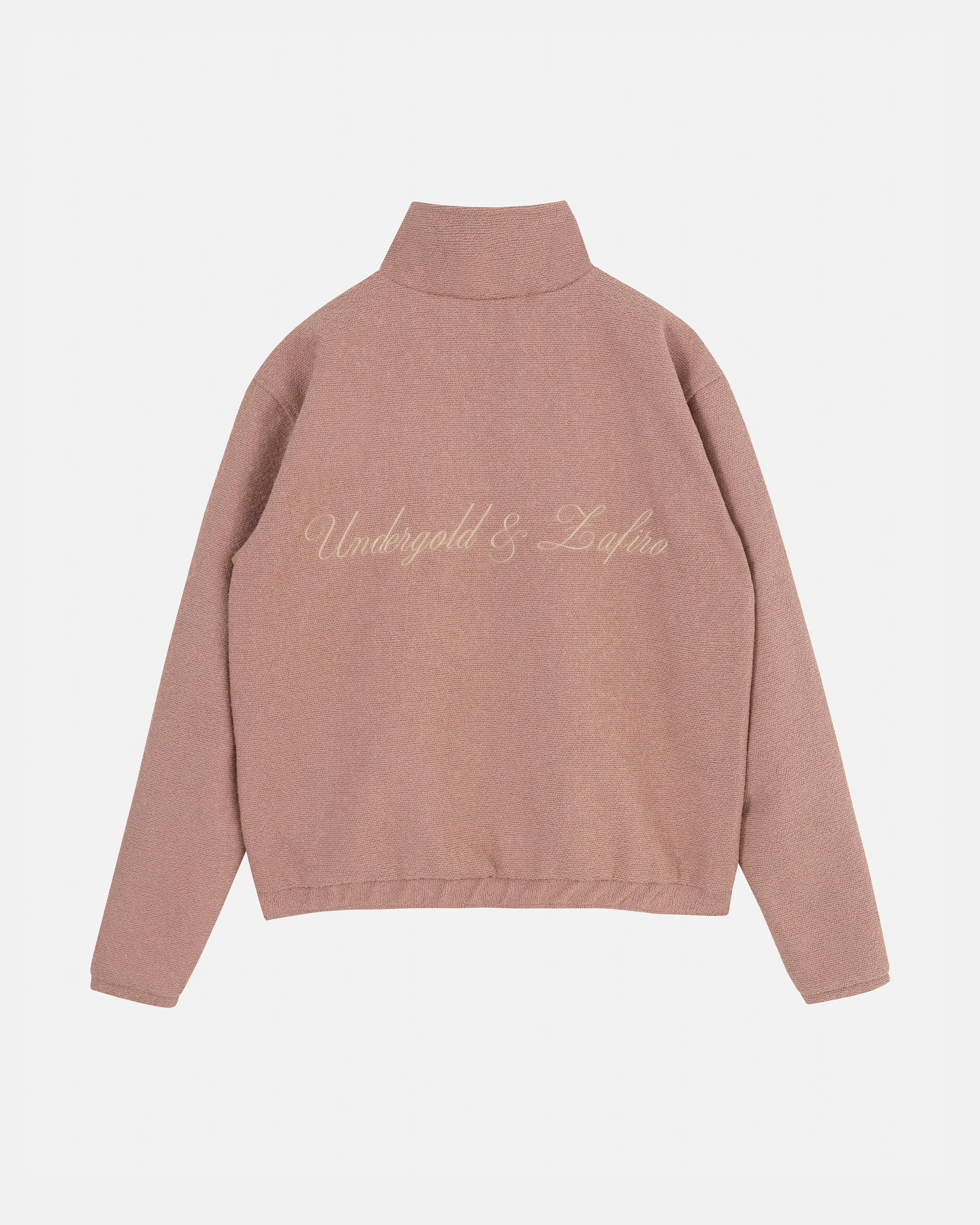 RIVIERA EMBROIDERED ZIPUP JACKET SALMON