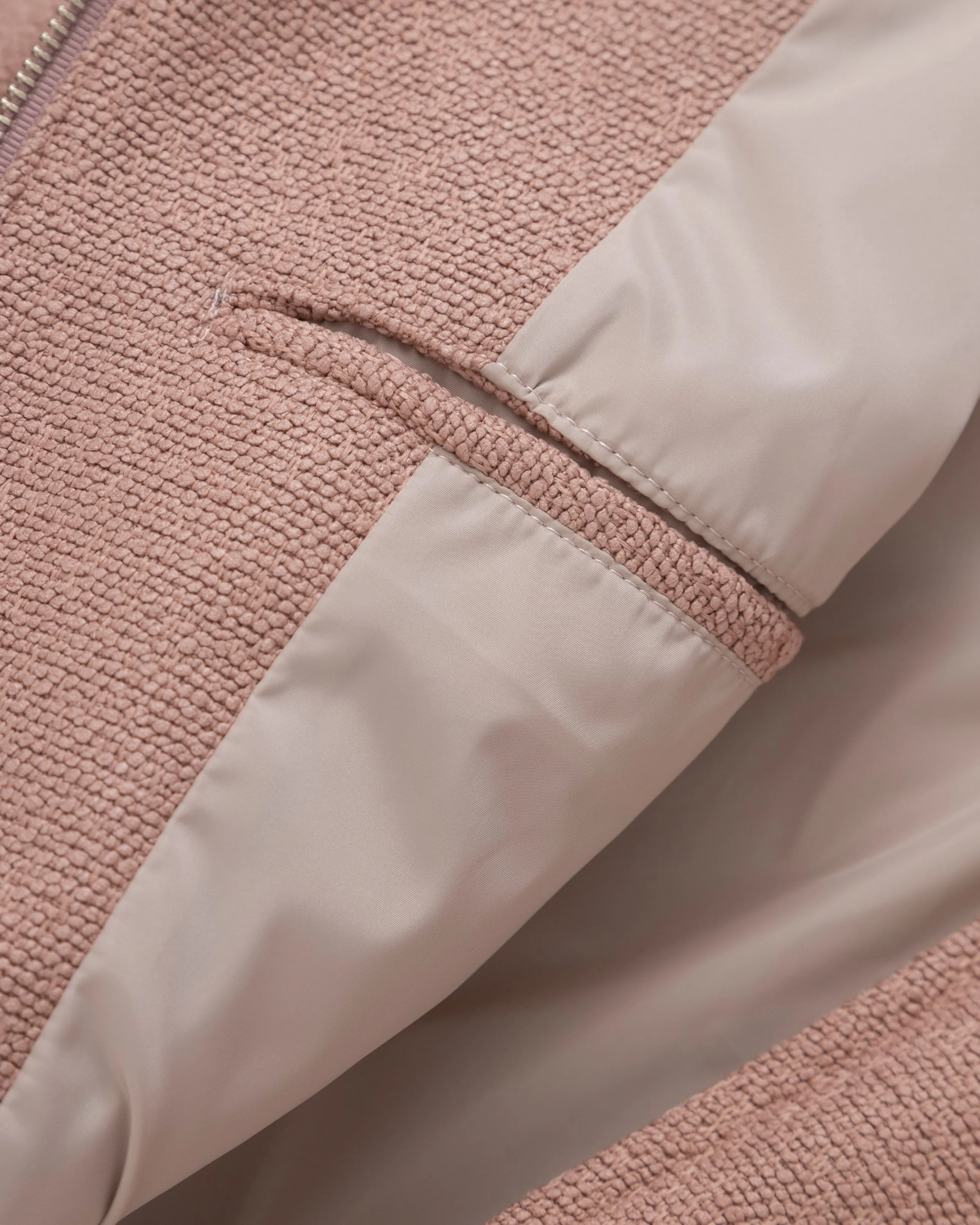 RIVIERA EMBROIDERED ZIPUP JACKET SALMON