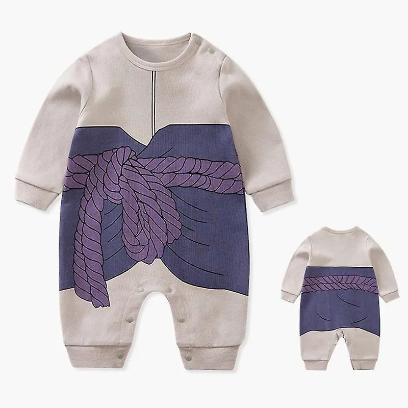 Ropa de bebé Manga larga Anime Naruto Sasuke Itachi Onesies Romper Recién Nacido Baby Jumpsuits