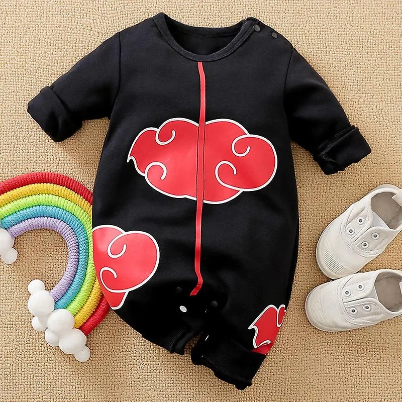 Ropa de bebé Manga larga Anime Naruto Sasuke Itachi Onesies Romper Recién Nacido Baby Jumpsuits