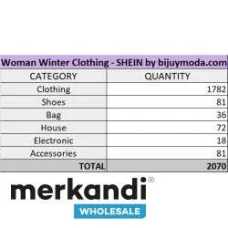 Ropa de invierno para mujer de Shein al por mayor en Europa y más allá