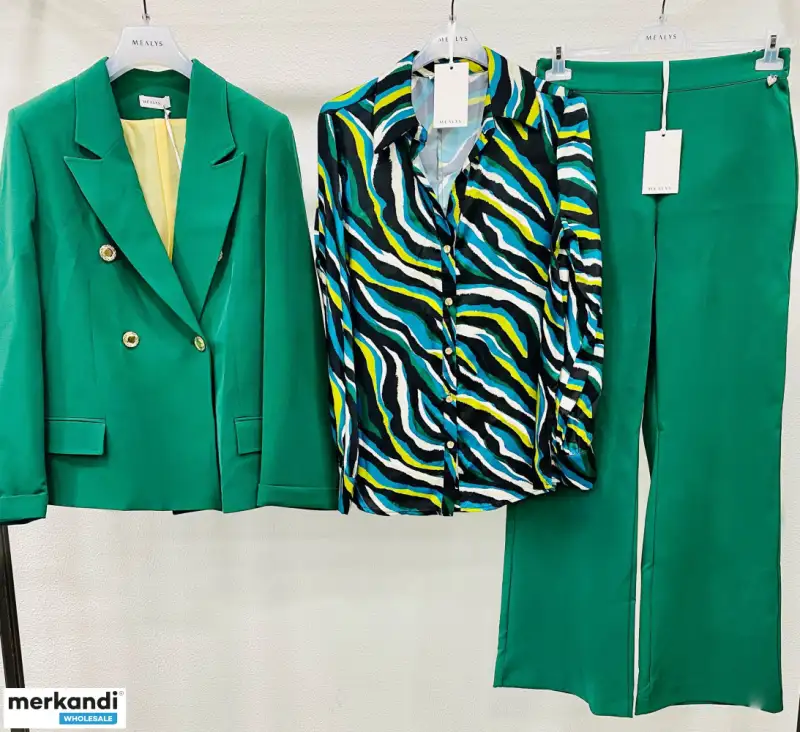 Ropa de stock de línea curva para mujer de Mealys a/i