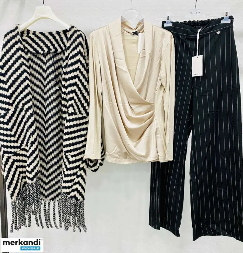 Ropa de stock de línea curva para mujer de Mealys a/i