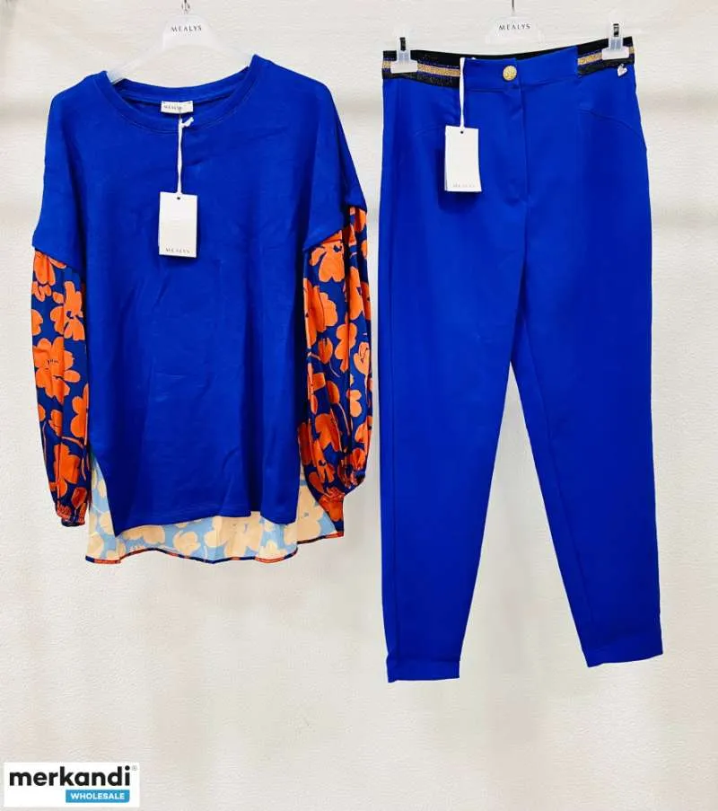 Ropa de stock de línea curva para mujer de Mealys a/i