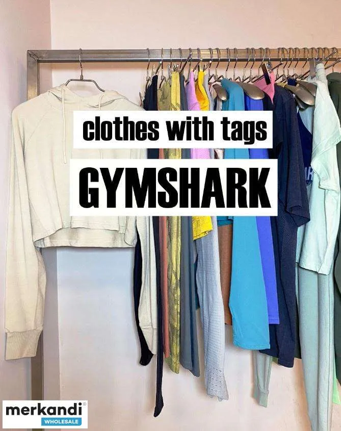Ropa Gymshark Nueva con Caja Original Mujer y Hombre Surtido Mixto de 85 piezas.