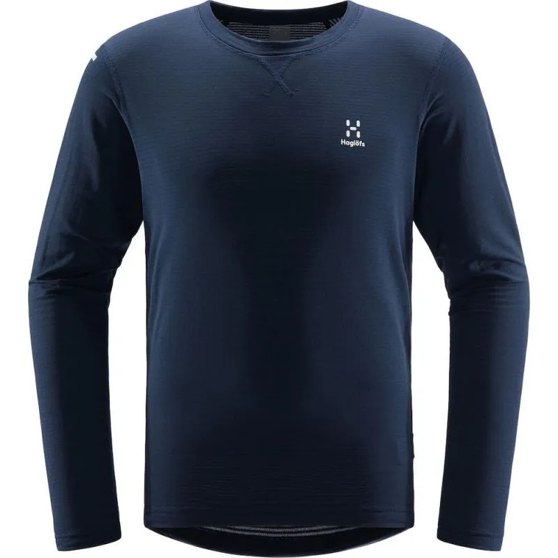 Ropa interior técnica de cuello redondo HAGLÖFS L.I.M Mid para hombre (azul tarnés)
