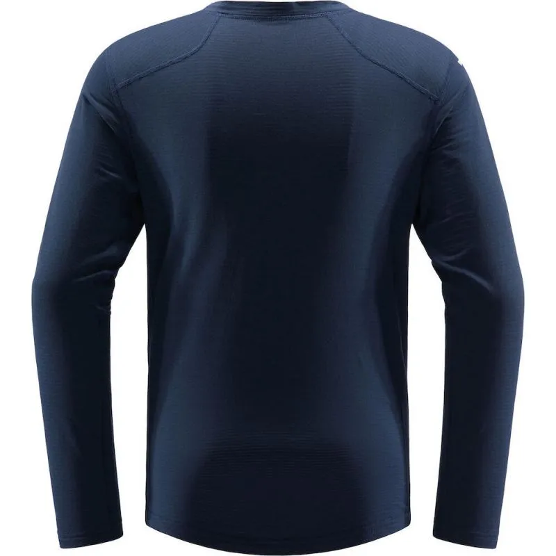 Ropa interior técnica de cuello redondo HAGLÖFS L.I.M Mid para hombre (azul tarnés)