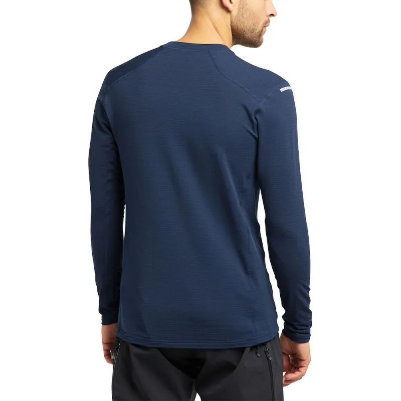Ropa interior técnica de cuello redondo HAGLÖFS L.I.M Mid para hombre (azul tarnés)