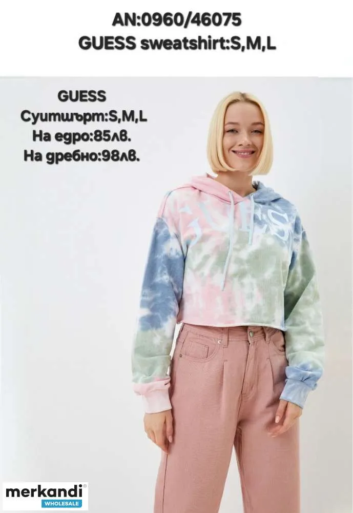 Ropa mixta de outlet de moda GUESS para mujer 85%, hombre15%