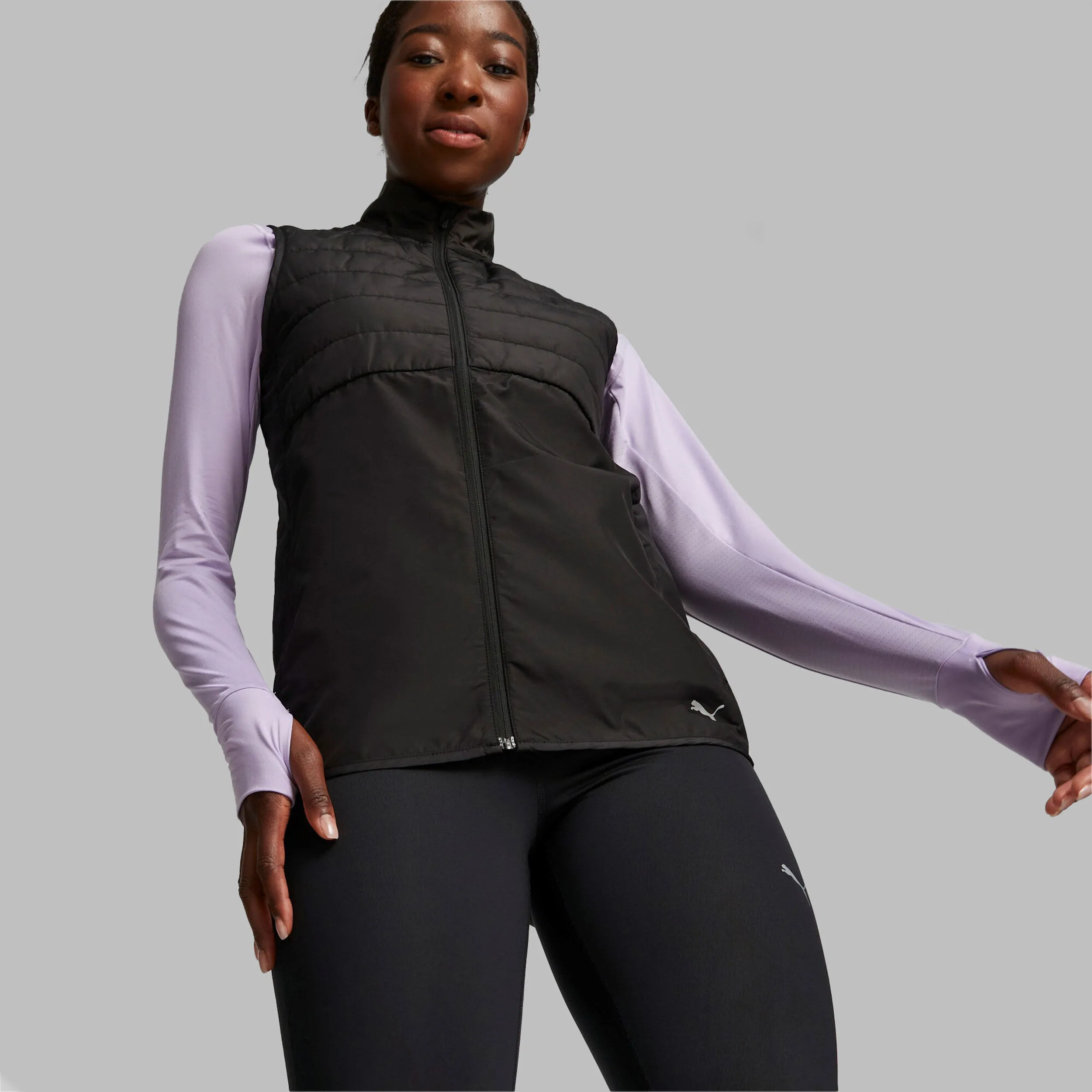 Run Favorite Puffer Chalecos Para Correr Mujeres