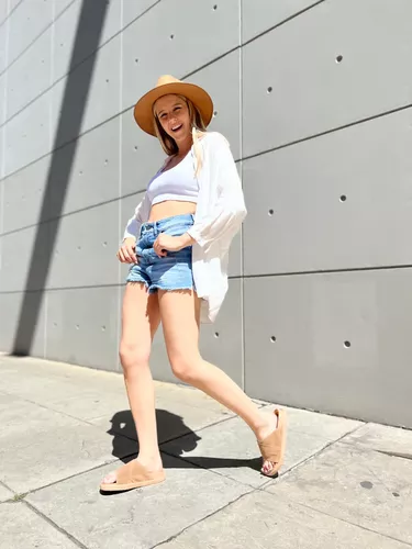 SANDALIA DE MUJER BAJA CRUZADA VERANO LIVIANA MODA ART420