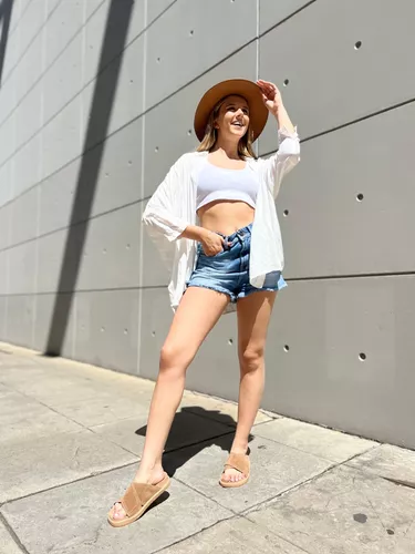 SANDALIA DE MUJER BAJA CRUZADA VERANO LIVIANA MODA ART420