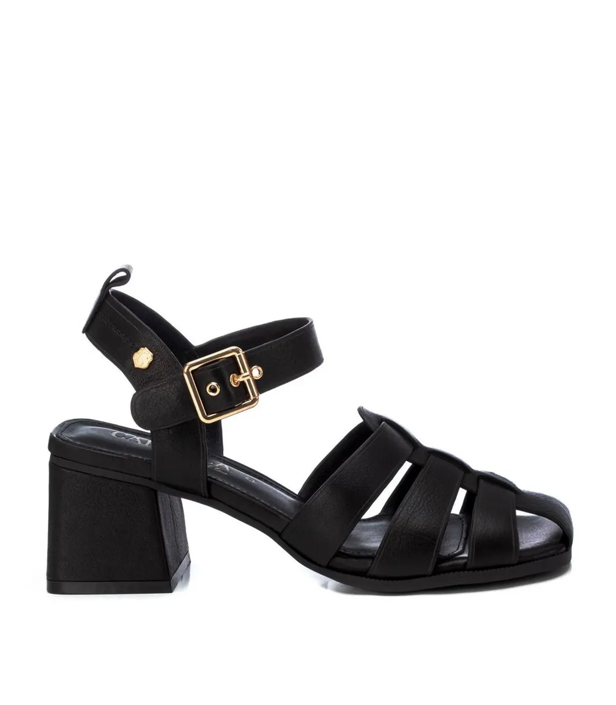 SANDALIA DE TACÓN CARMELA 16163002 NEGRO