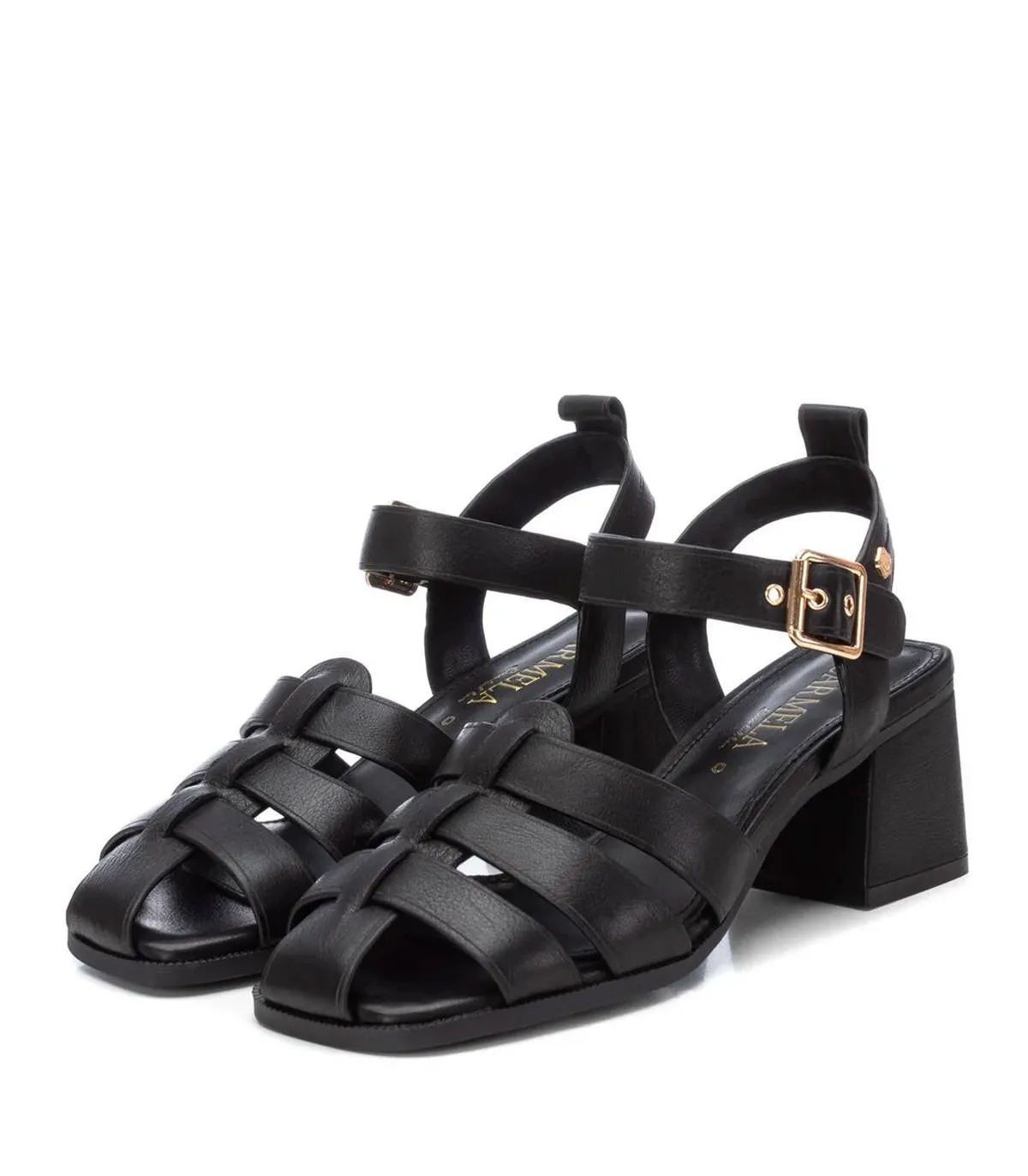 SANDALIA DE TACÓN CARMELA 16163002 NEGRO