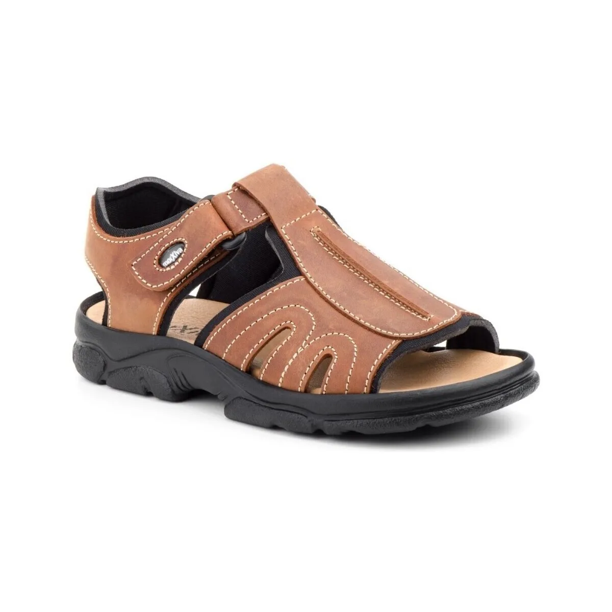 Sandalias XL de hombre de piel by Morxiva