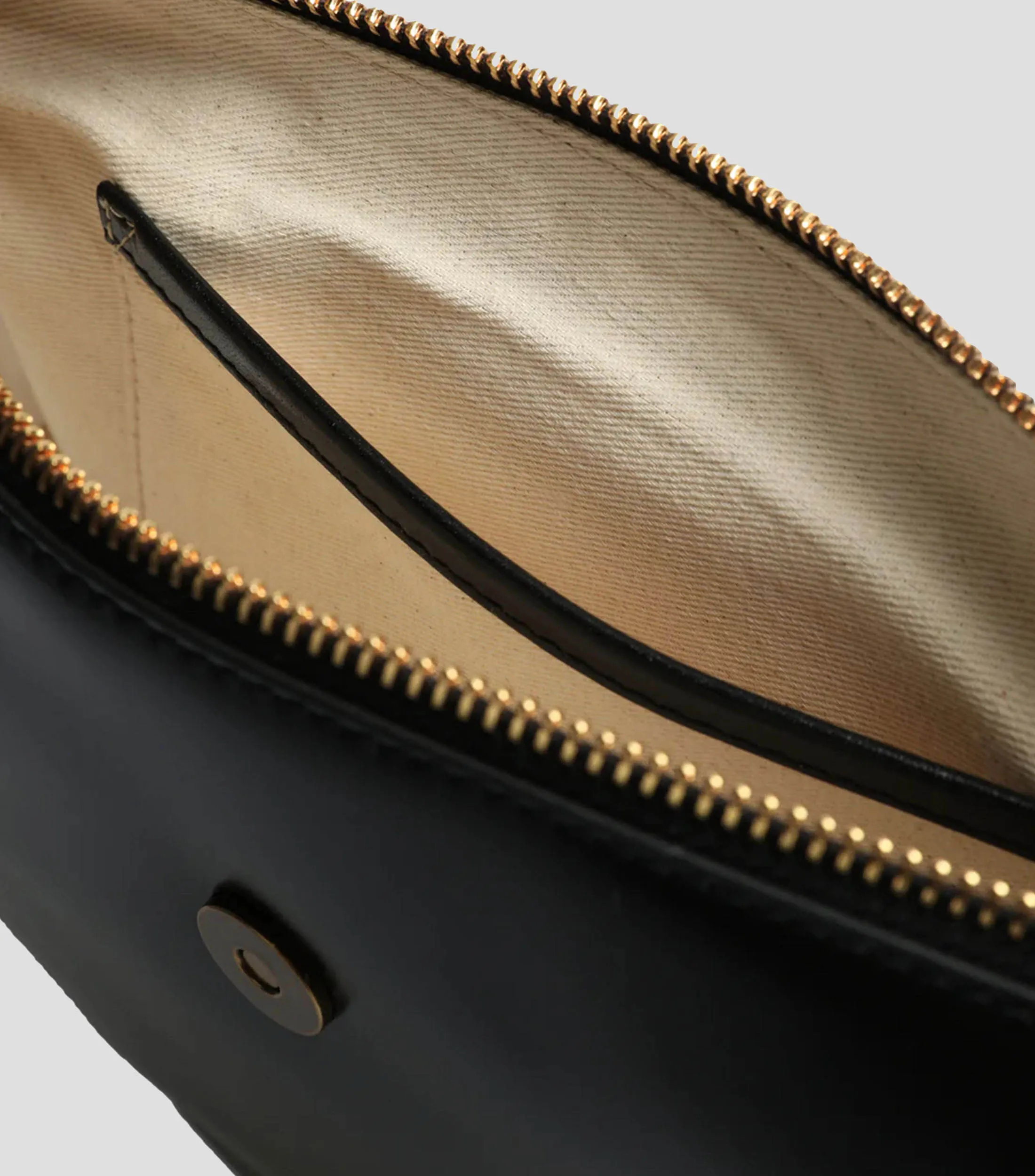 Scalpers Bolso shoulder en piel vacuna con logo Mujer