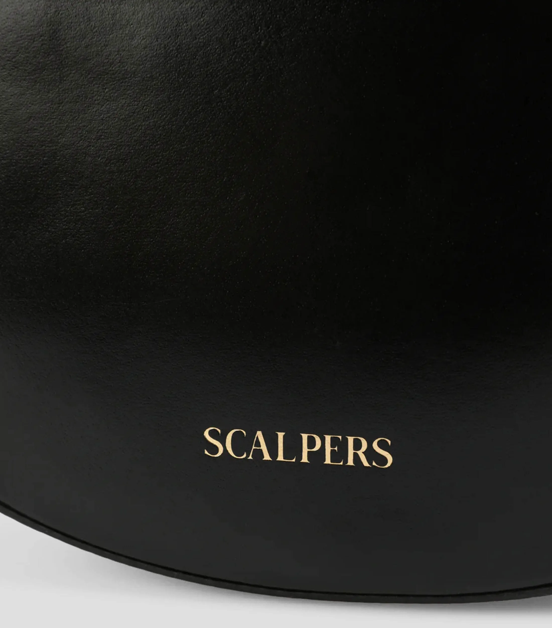 Scalpers Bolso shoulder en piel vacuna con logo Mujer