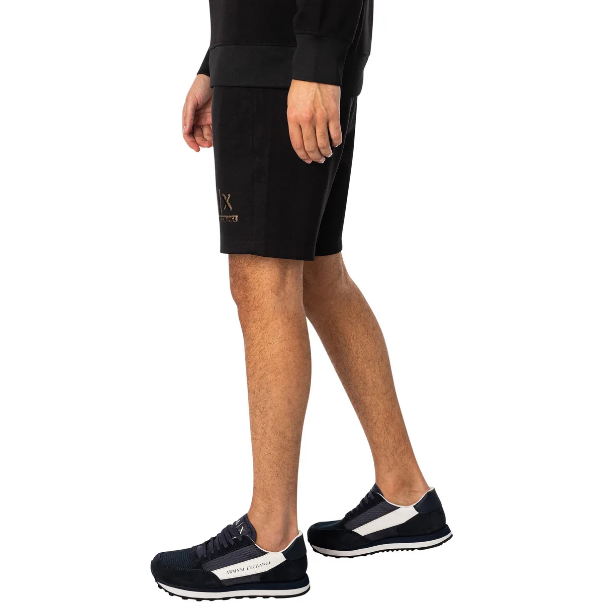 Shorts Deportivos Con Logo Cruzado