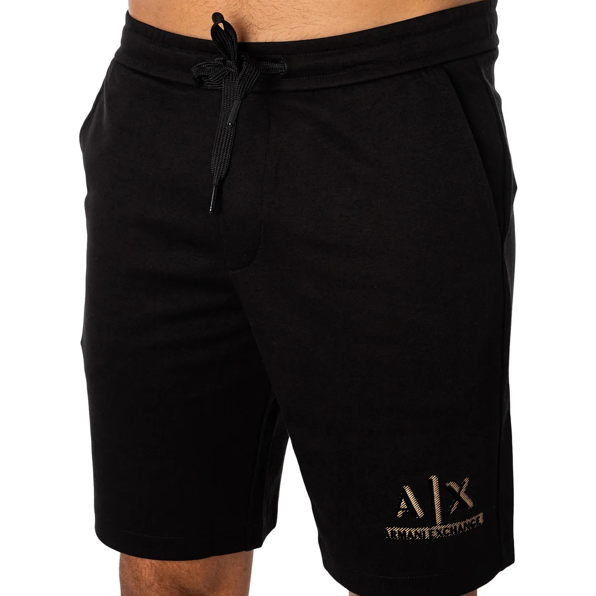 Shorts Deportivos Con Logo Cruzado