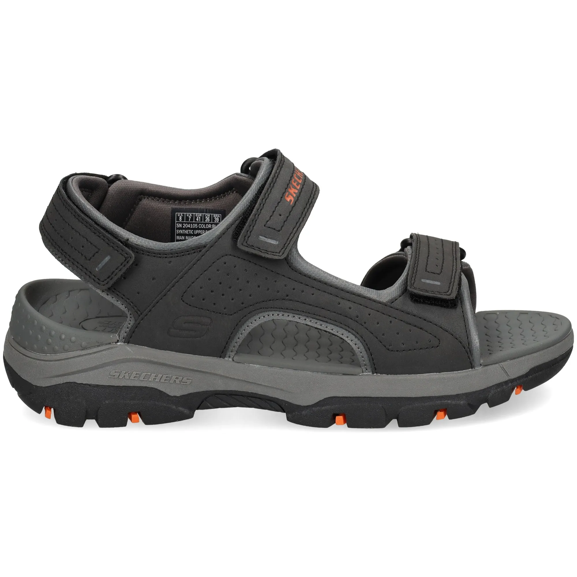 SKECHERS Sandalias de Hombre BLK