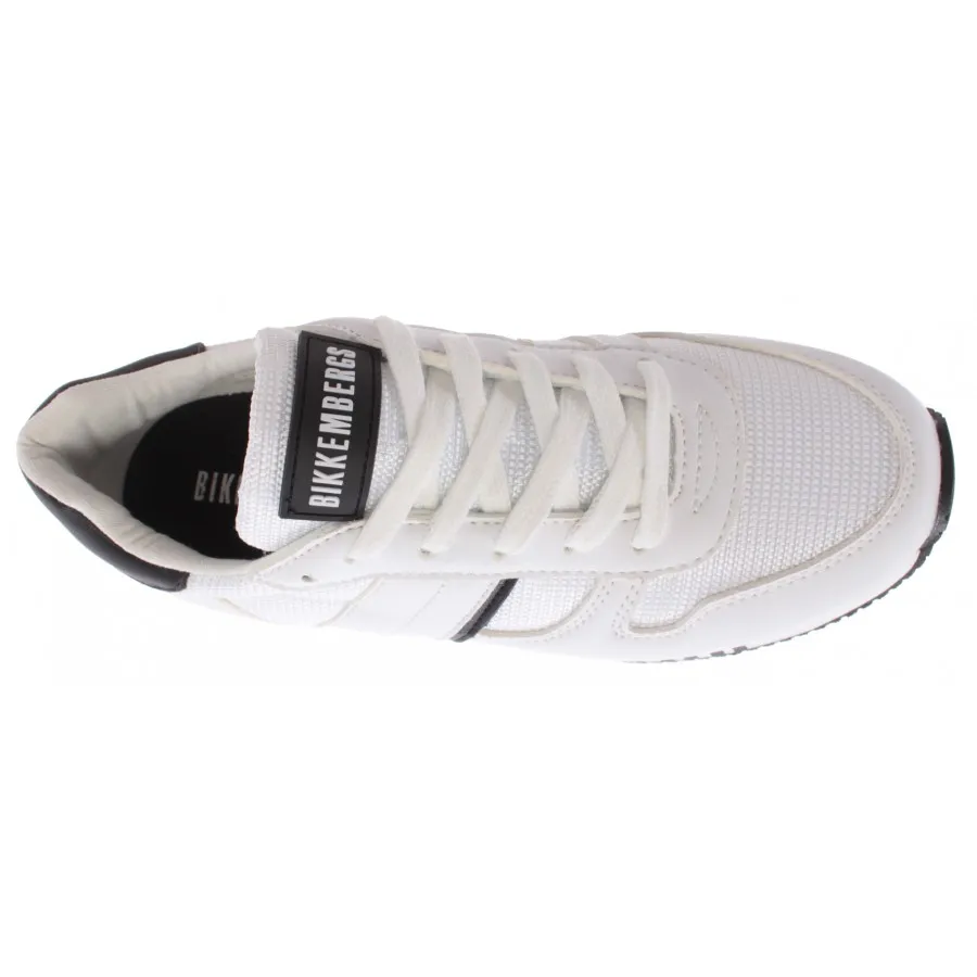 Sneakers de Niña Mujeres BIKKEMBERGS Junior Cuero Blanco