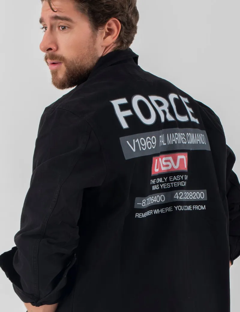 Sobrecamisa de hombre PILOT negra