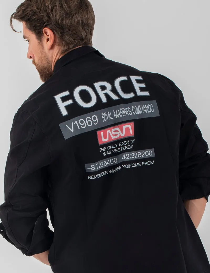 Sobrecamisa de hombre PILOT negra