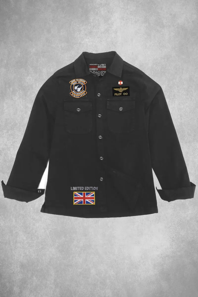 Sobrecamisa de hombre PILOT negra