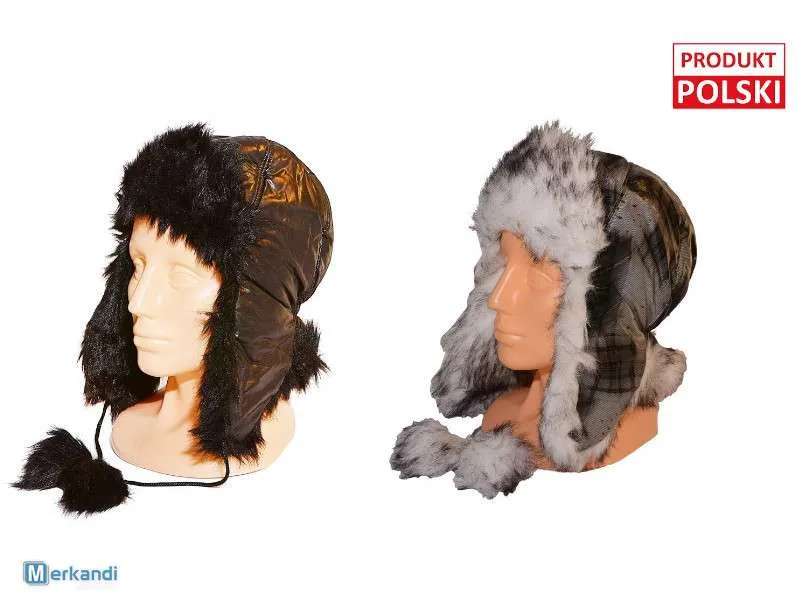 SOMBRERO OREJA DE INVIERNO USHANKA PRODUCTO POLACO CÁLIDO