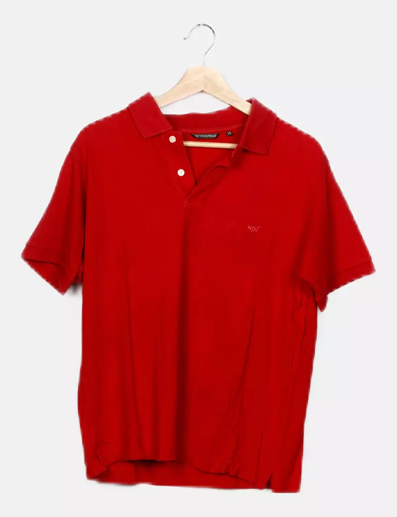 Springfield Polo rojo casual