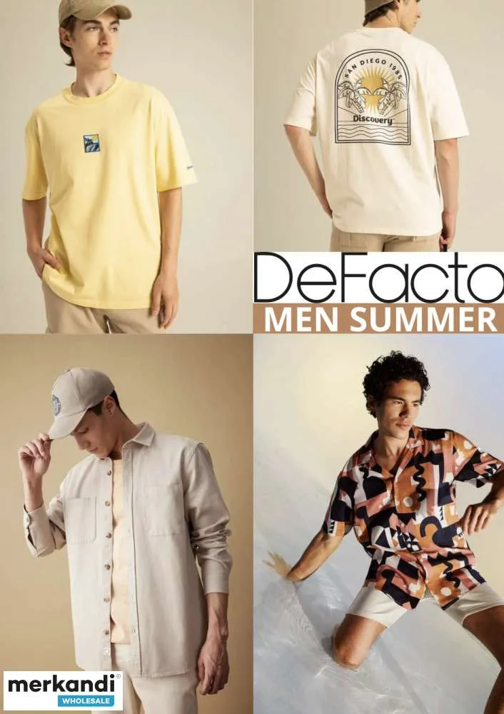 Stock Ropa Hombre Verano DeFacto / Men Summer Stockclothing DeFacto