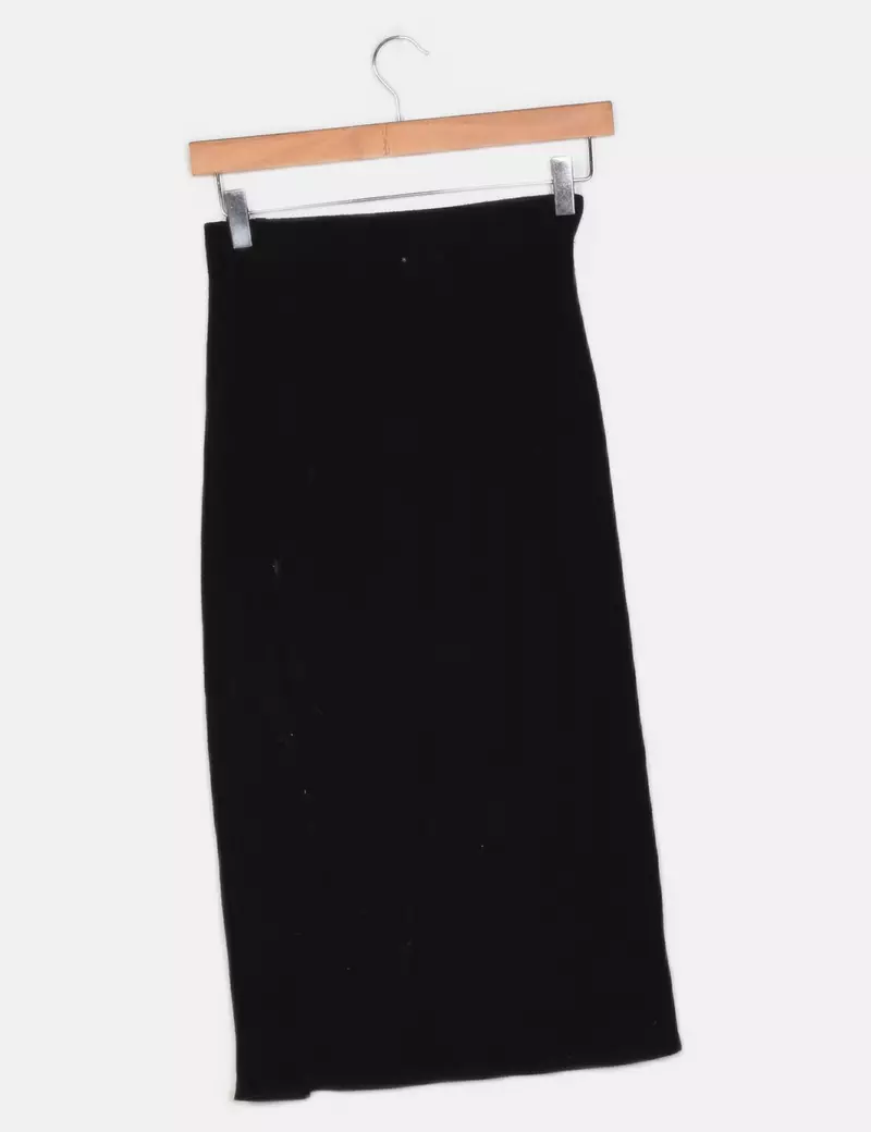 Stradivarius Falda formal Canalé